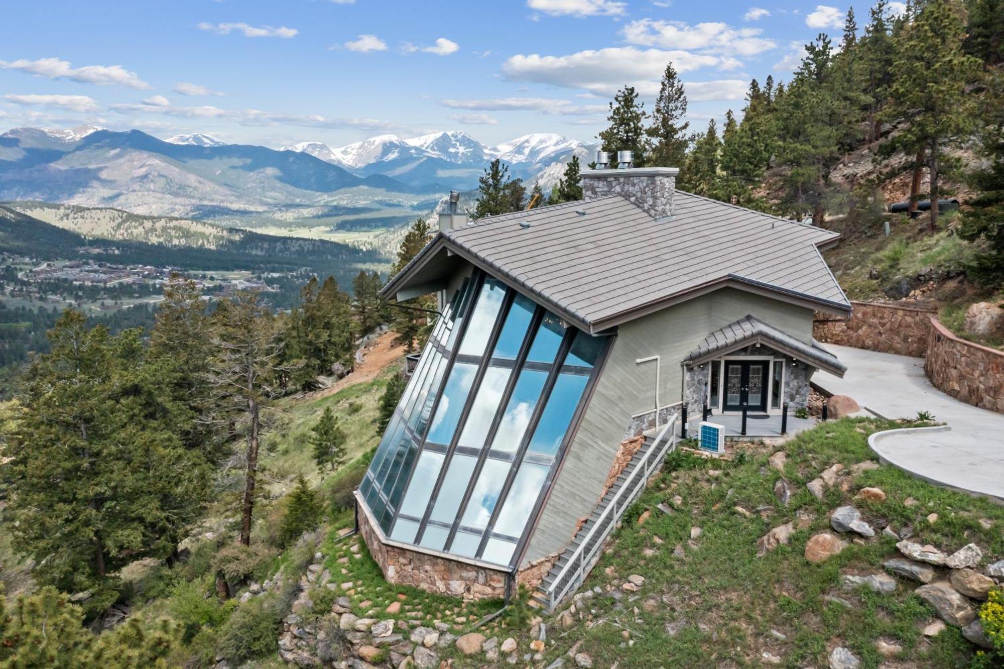 Casa De Cristal-Epic Views-Hottub-Sauna-Sleeps 10-Luxury Linens-Stocked Kitchen Estes Park Exterior foto