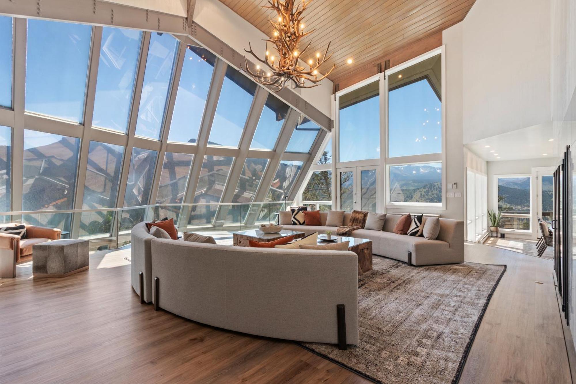 Casa De Cristal-Epic Views-Hottub-Sauna-Sleeps 10-Luxury Linens-Stocked Kitchen Estes Park Exterior foto